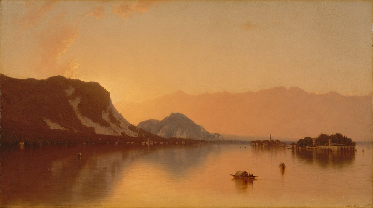Isola Bella v jezeře Maggiore, 1871. od Sanford Robinson Gifford