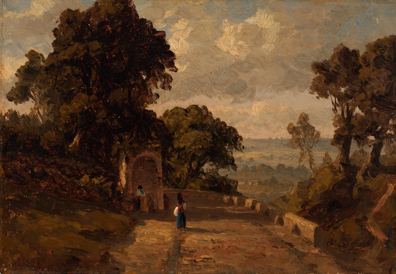 Poblíž Ariccia, Itálie od Sanford Robinson Gifford