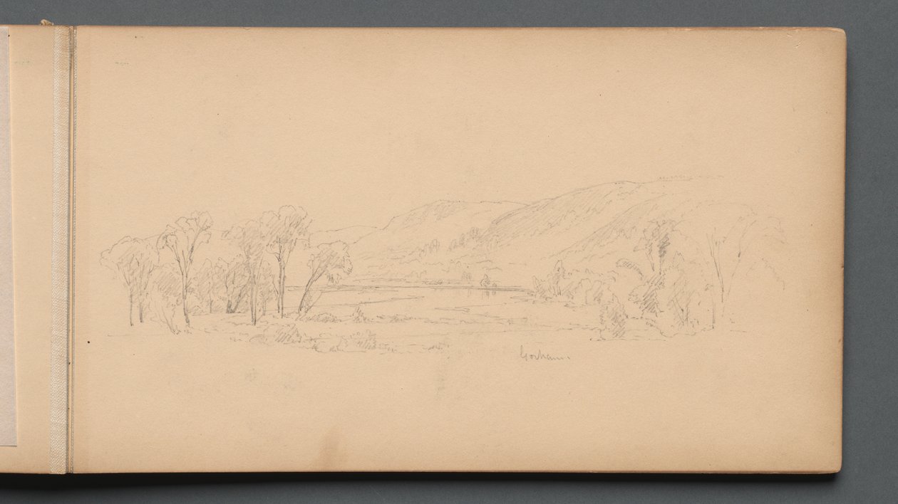 Sketchbook, strana 06: Gorham Maine, 1859. od Sanford Robinson Gifford