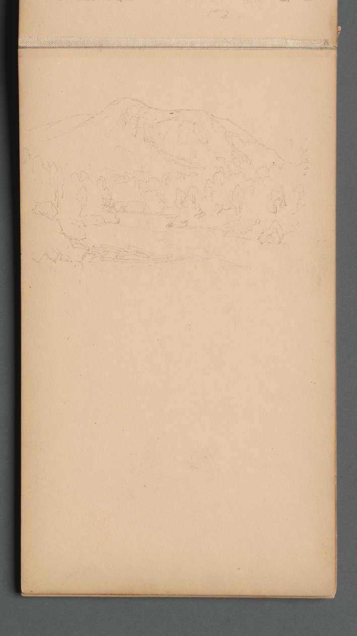 Skizzenbuch, Seite 08: Carter Mountain (?) od Sanford Robinson Gifford