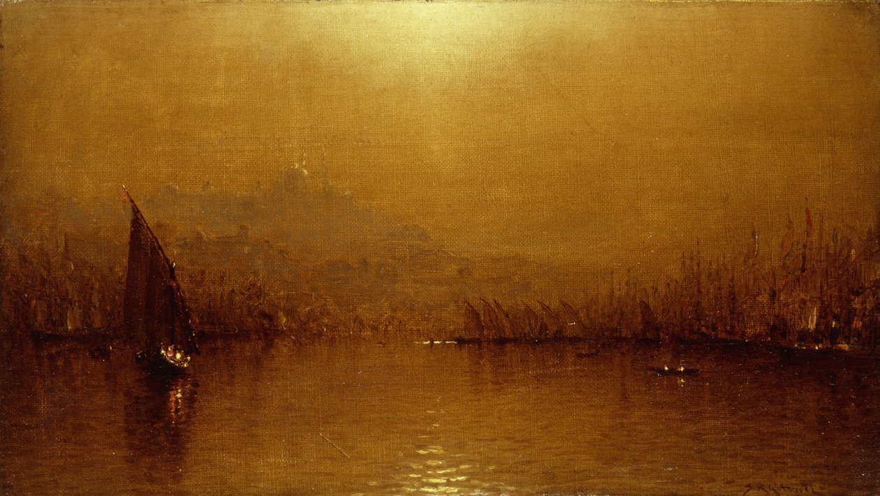 Zlatý roh, od Sanford Robinson Gifford