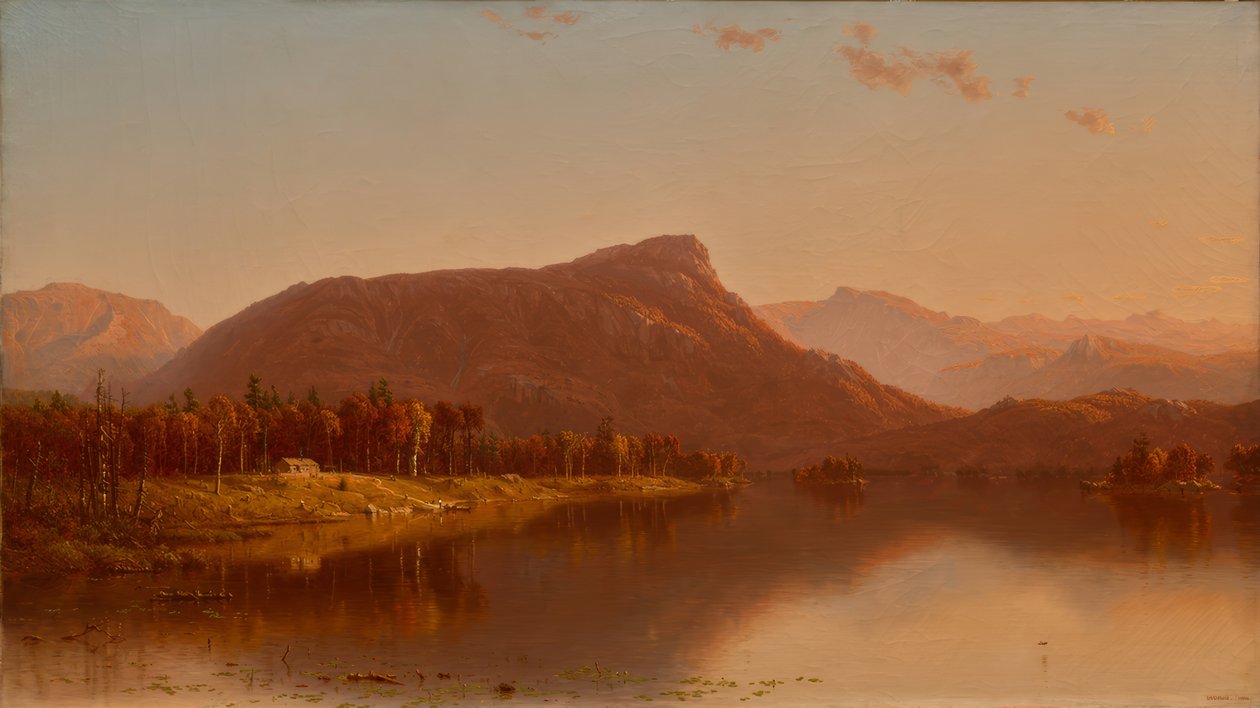 Dům v přírodě od Sanford Robinson Gifford