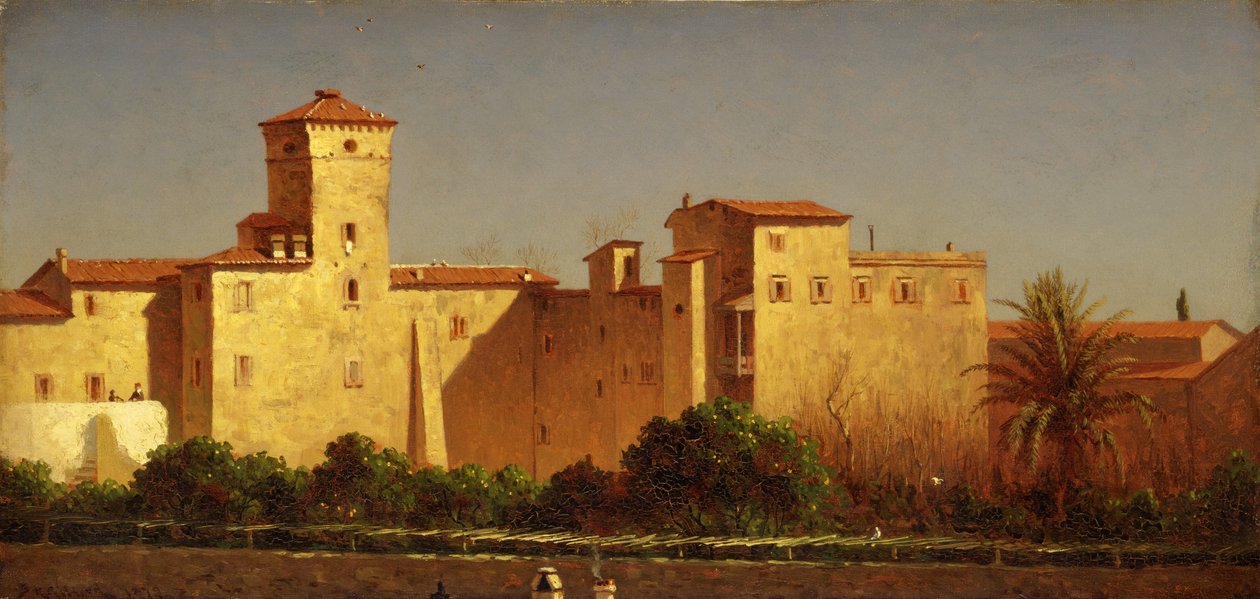 Villa Malta, Řím od Sanford Robinson Gifford