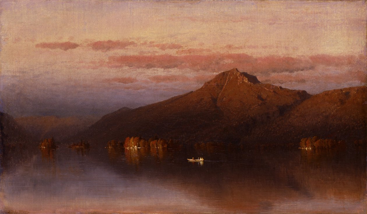 Hora Whiteface Mountain z Lake Placid od Sanford Robinson Gifford