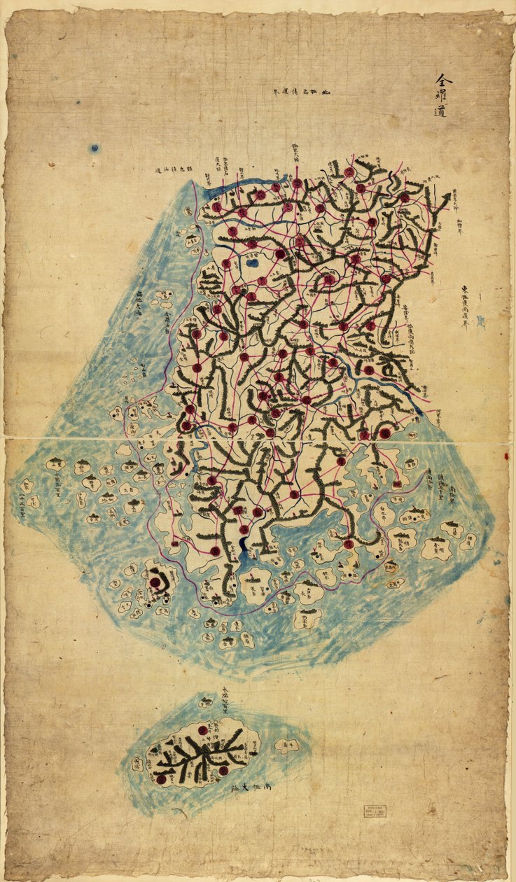 Chosŏn chido LOC 83675009-3 od Sang Gi Chŏng