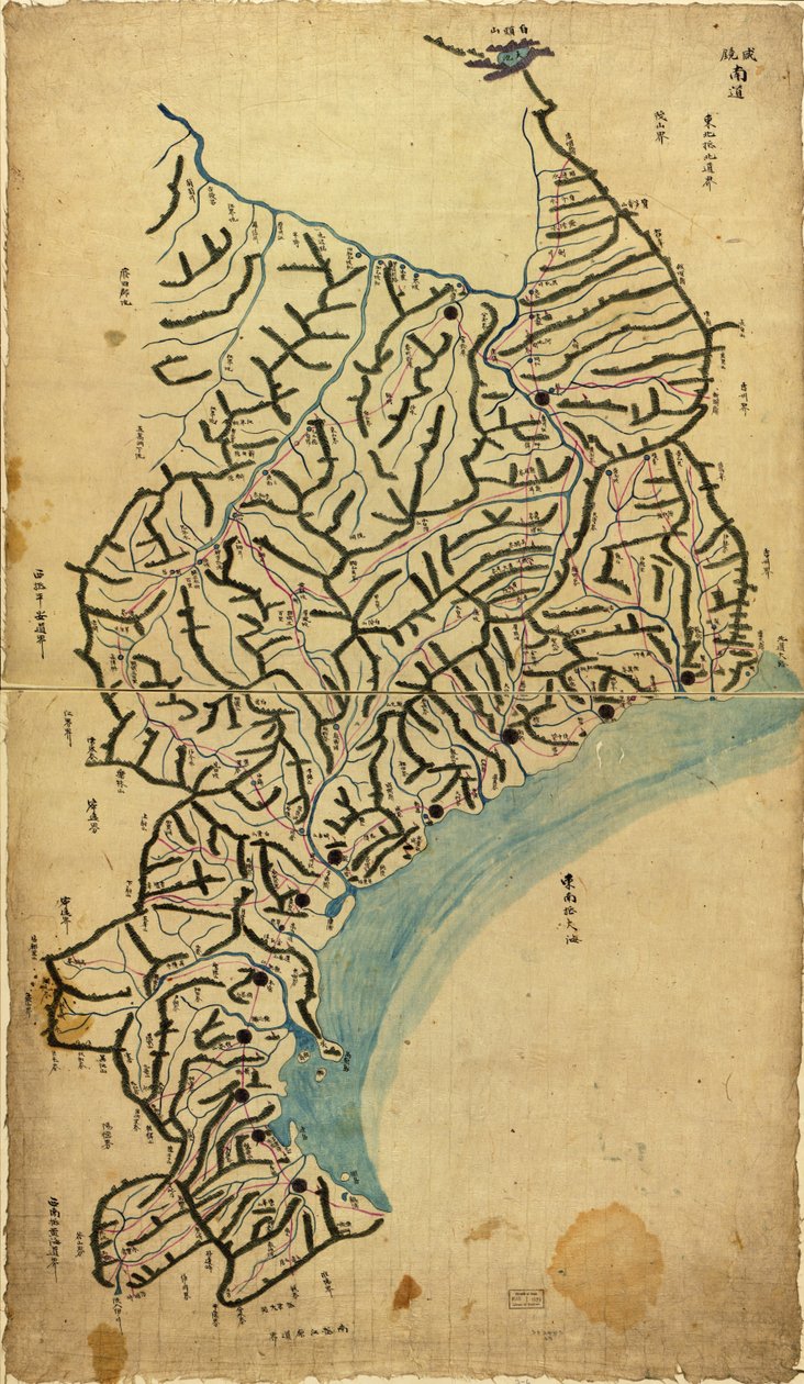 Chosŏn chido LOC 83675009-6 od Sang Gi Chŏng