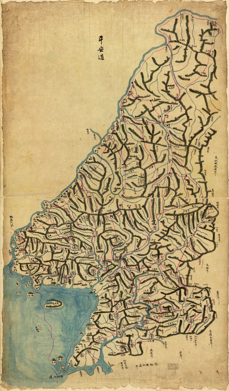 Chosŏn chido. LOC 83675009-7 od Sang Gi Chŏng