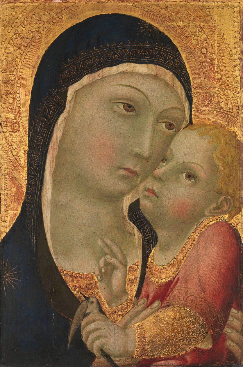 Madonna a dítě, asi 1450. od Sano di Pietro