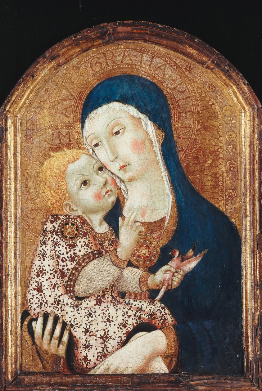 Madona s dítětem od Sano di Pietro