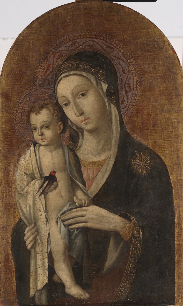Madonna a dítě (tempera na panelu) od Sano di also Ansano di Pietro di Mencio Pietro