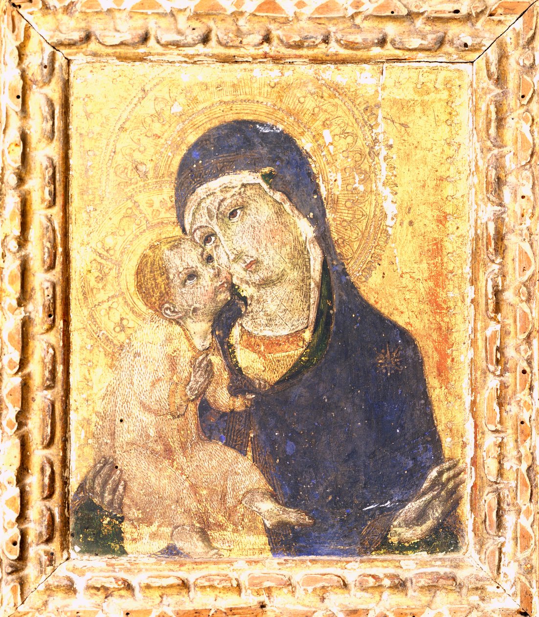 Madona s dítětem od Sano Di Pietro (1406-1481), druhá polovina 15. od Sano di also Ansano di Pietro di Mencio Pietro