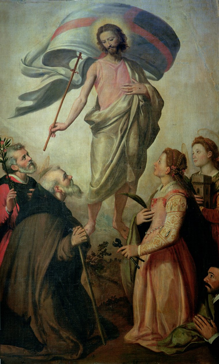 Nanebevstoupení Krista, 1595 od Santi di Tito