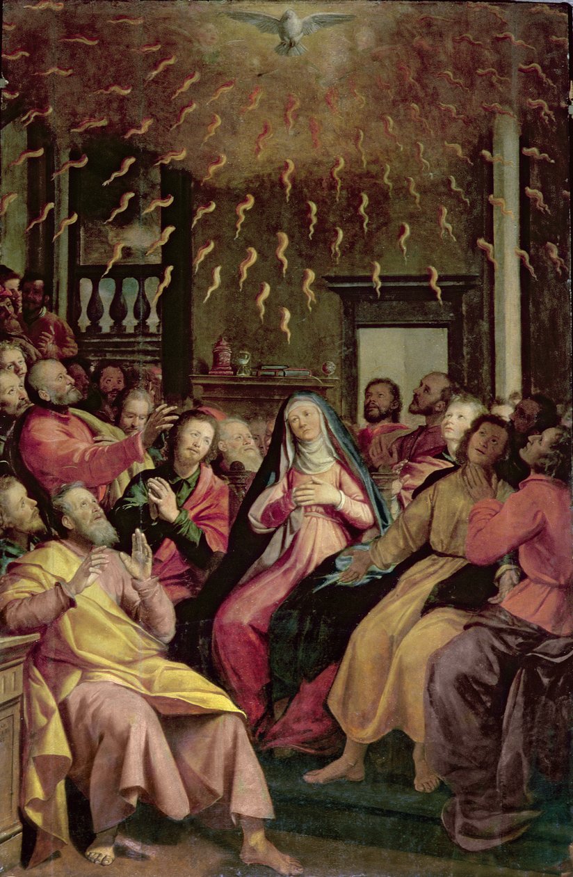 Letnice, kolem roku 1598 od Santi di Tito