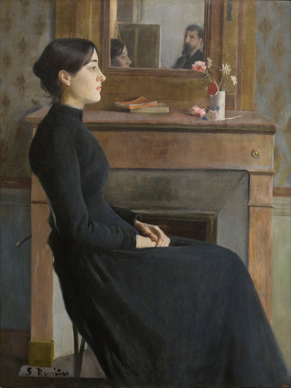 Ženská postava od Santiago Rusiñol