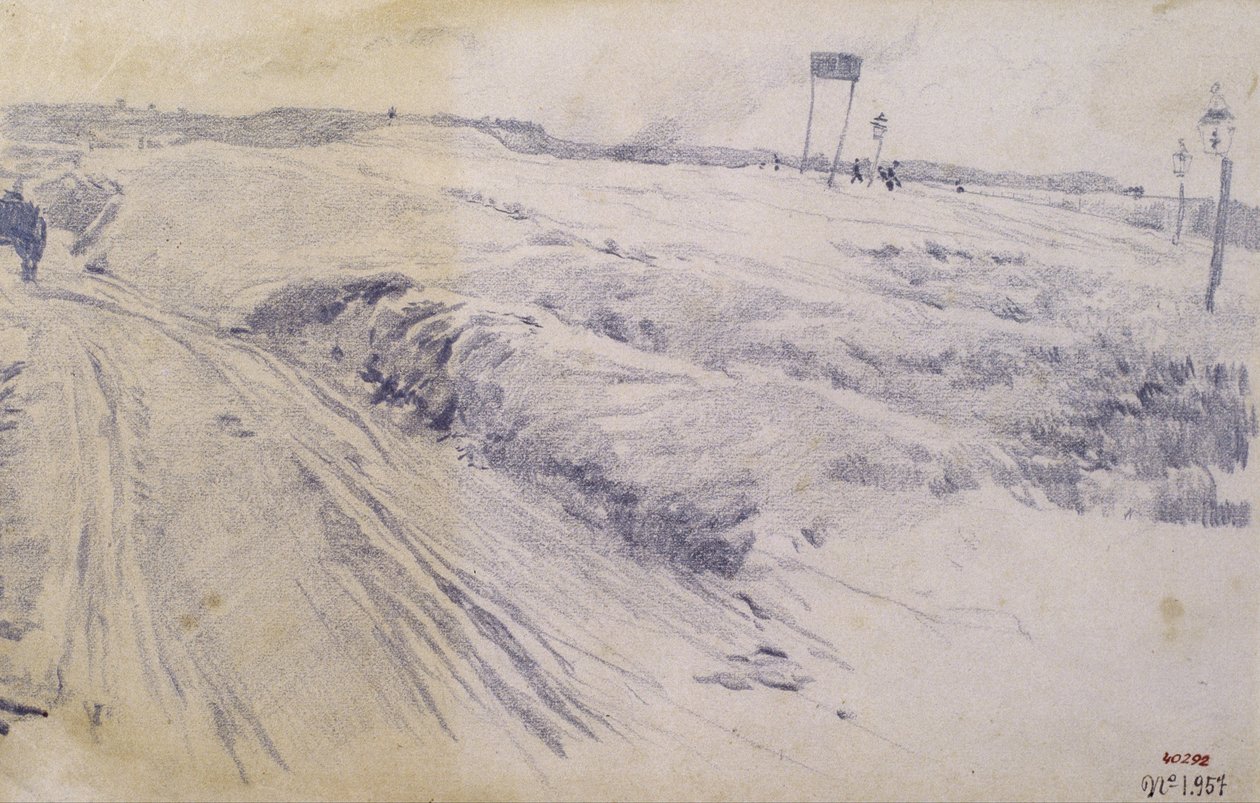 Krajina, okraj města od Santiago Rusiñol