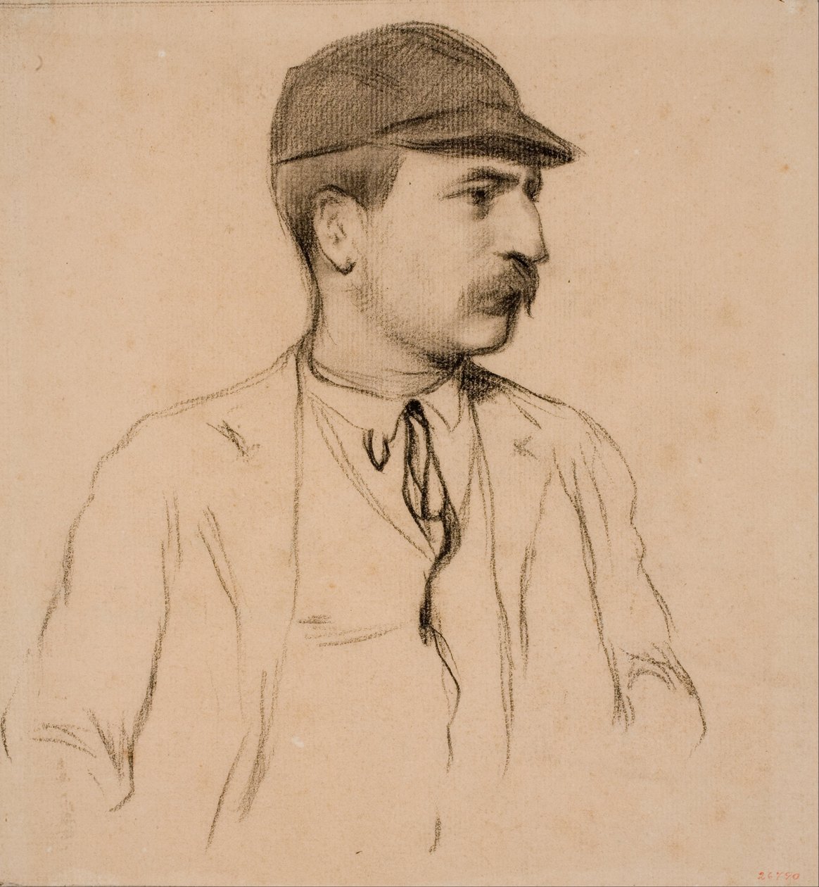 Portrét Geníse Muntanera od Santiago Rusiñol