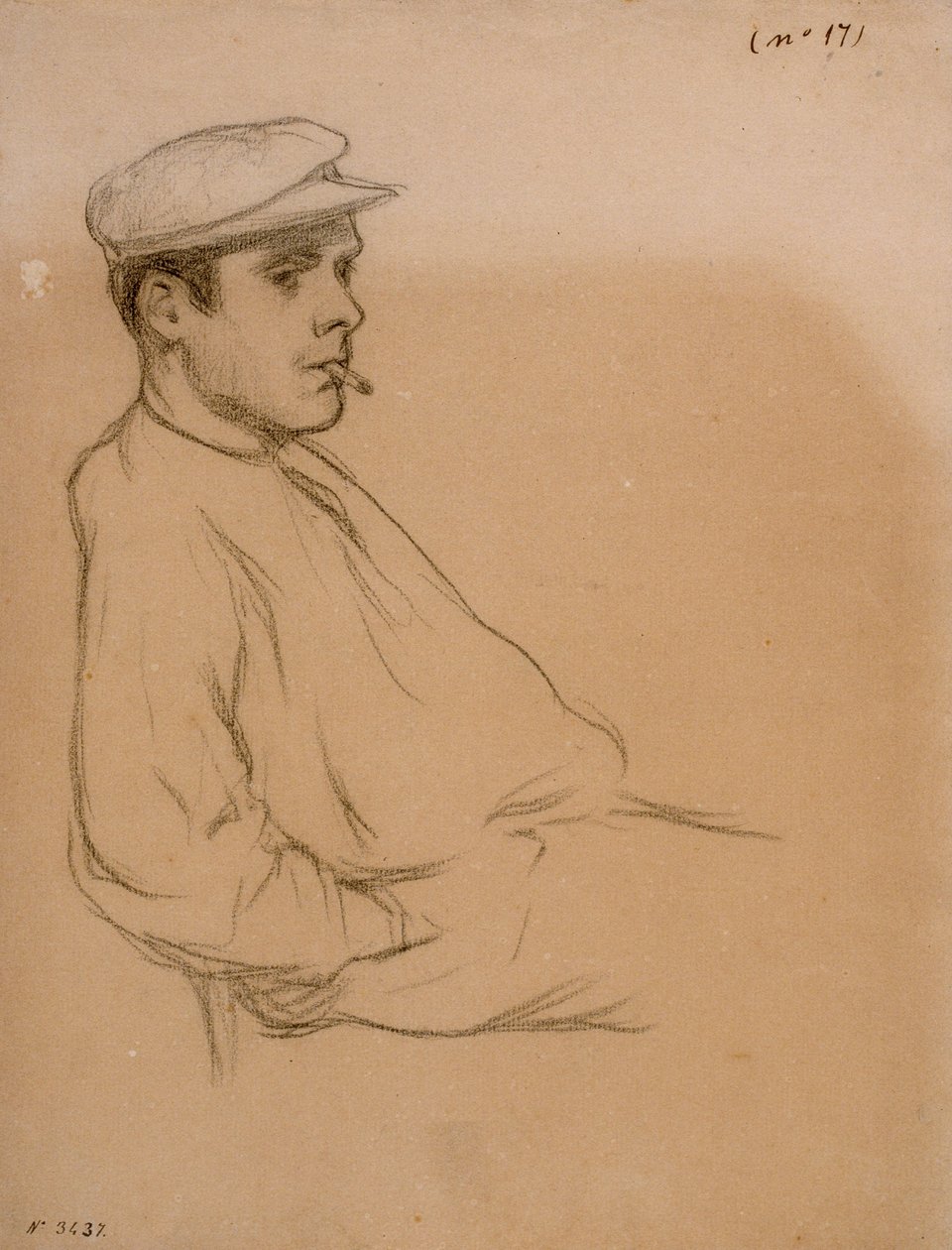 Portrét muže od Santiago Rusiñol