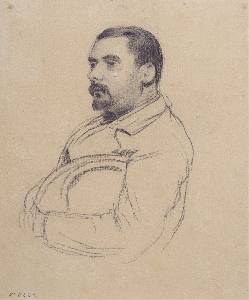 Portrét muže od Santiago Rusiñol
