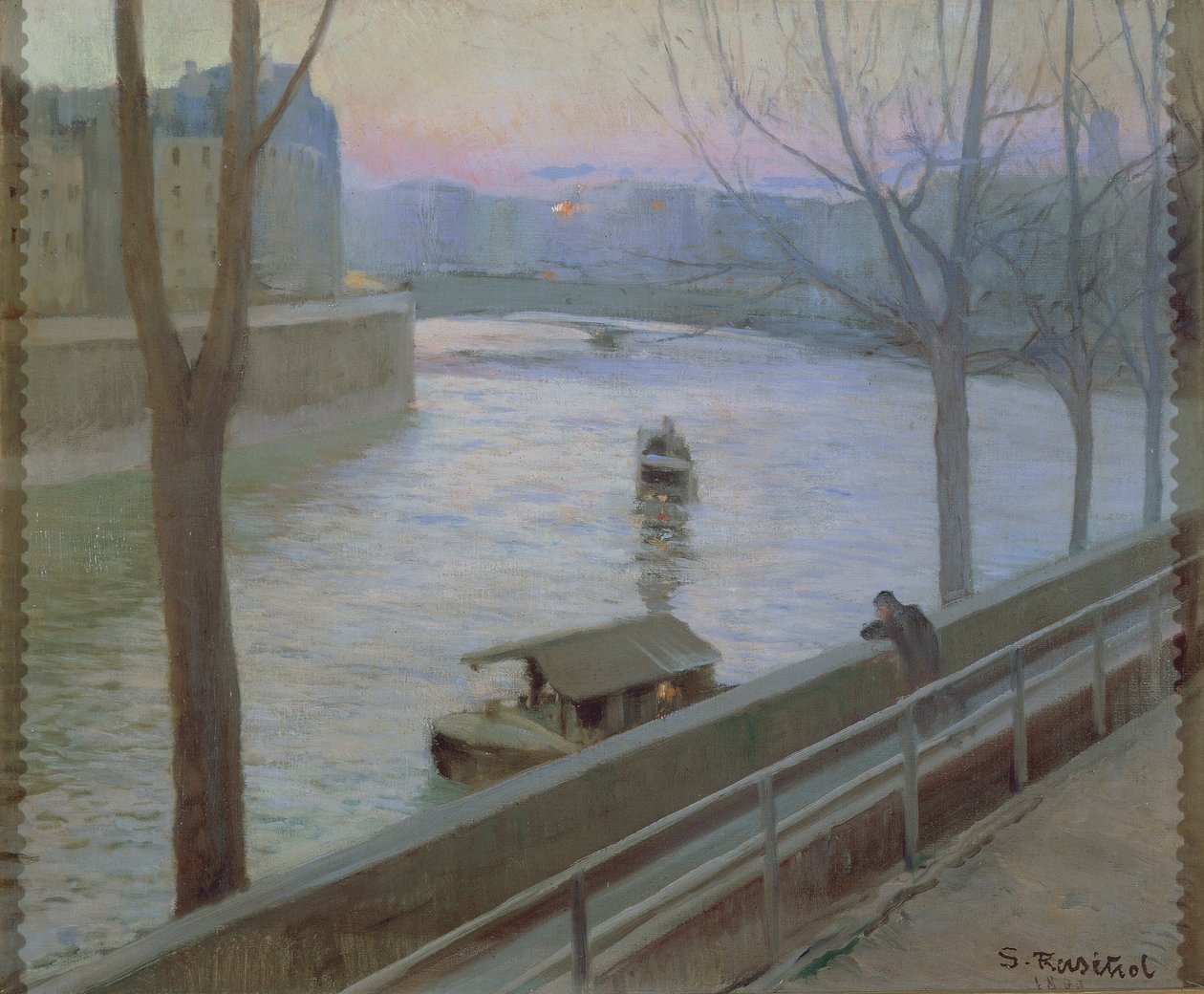 Ostrov Saint Louis od Santiago Rusinol i Prats