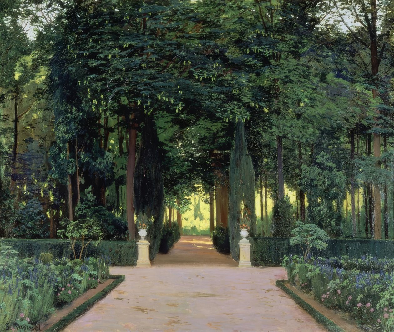 Zahrady Aranjuez od Santiago Rusiñol