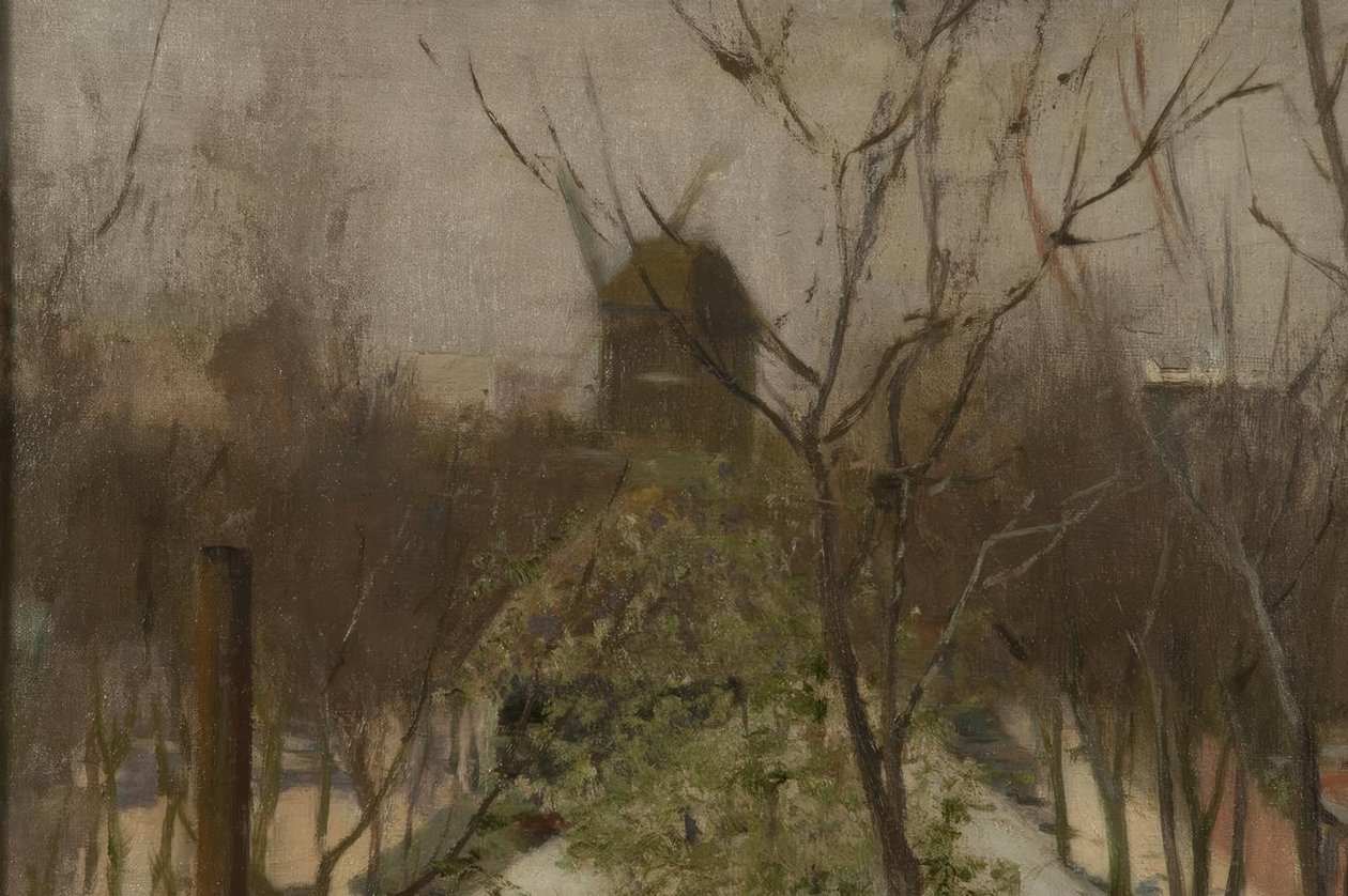 Park von Moulin de la Galette od Santiago Rusiñol