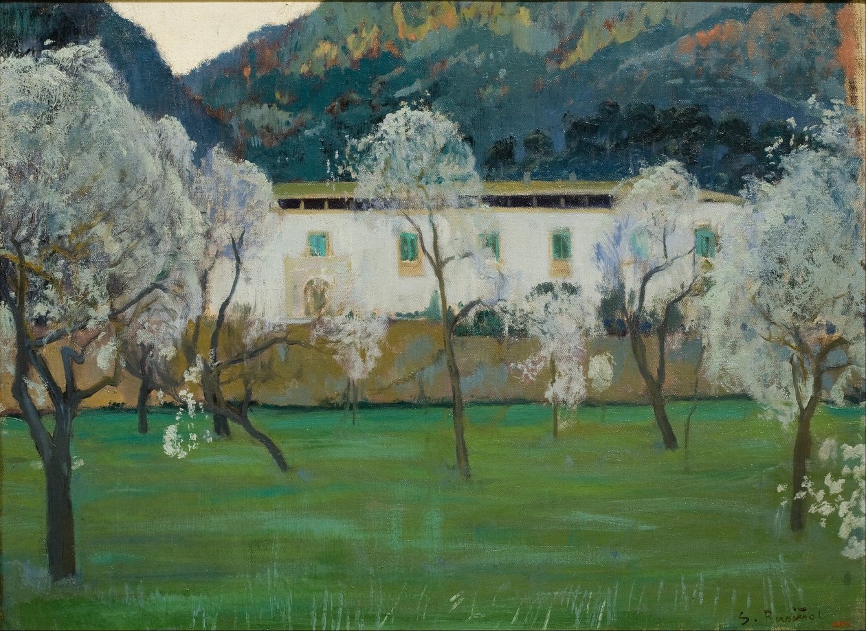 White Farmhouse (Bunyola, Mallorca) od Santiago Rusiñol