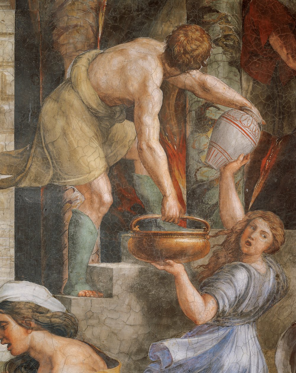 Tuli Borgossa od Sanzio of Urbino (workshop) Raphael