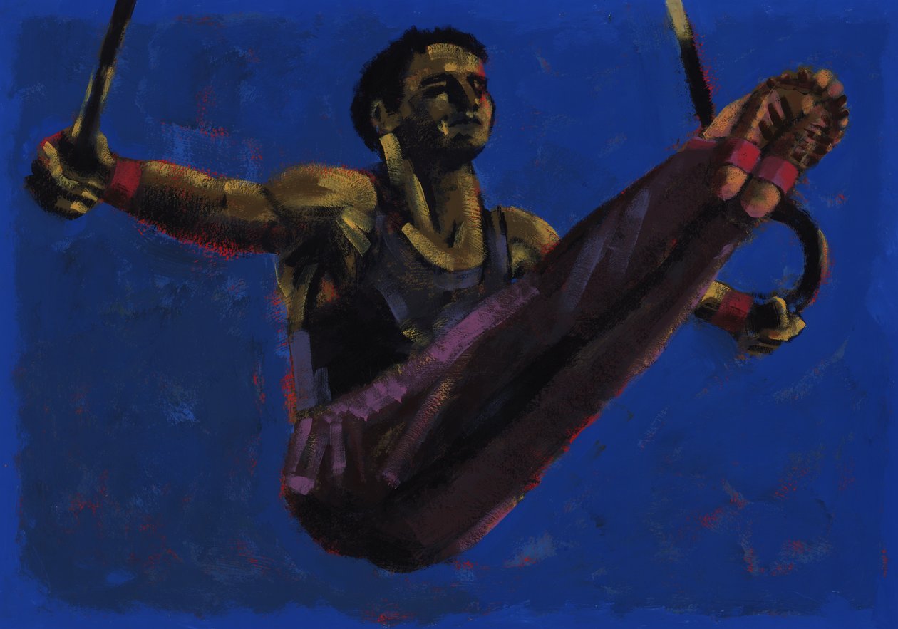 Prsteny, 2009 (akryl) od Sara Hayward