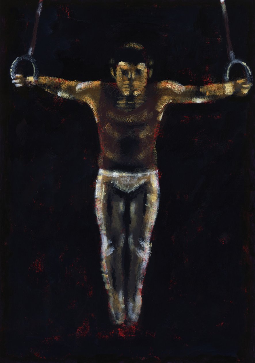 Prsteny, 2009 (akryl) od Sara Hayward