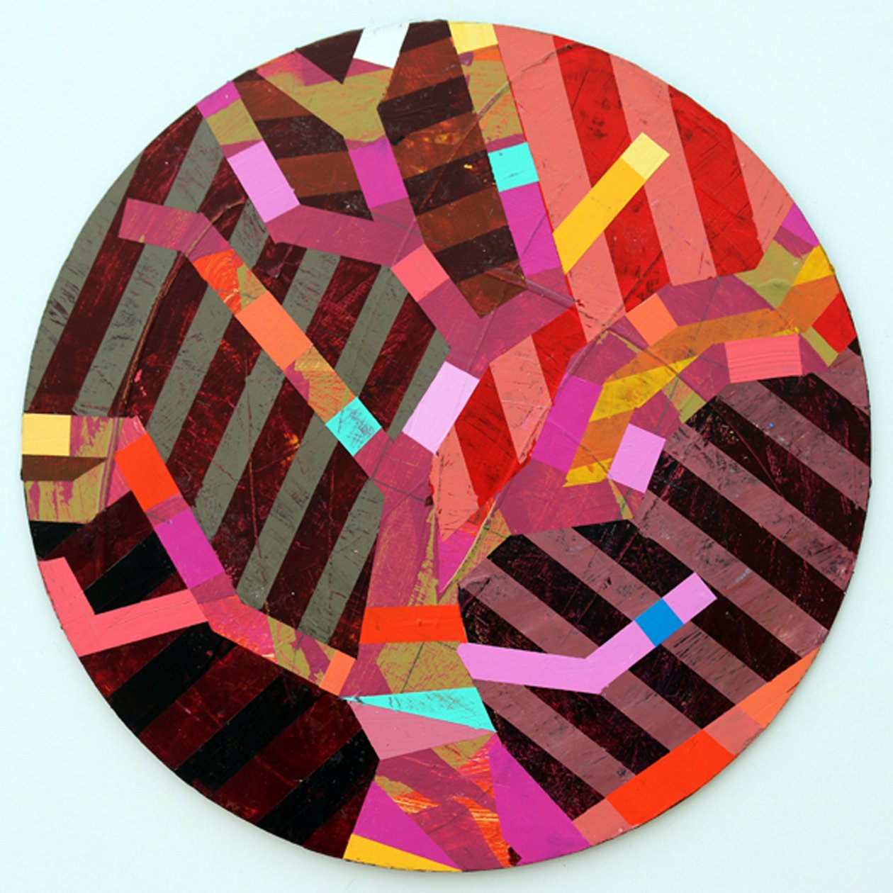 Twixt Heaven & Earth VII-A (akryl na kruhové desce) od Sara Hayward