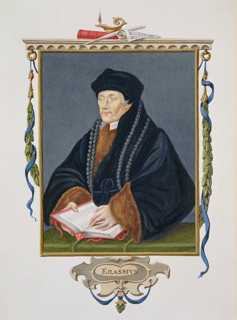Portrét Erasma (asi 1466-1536) z 