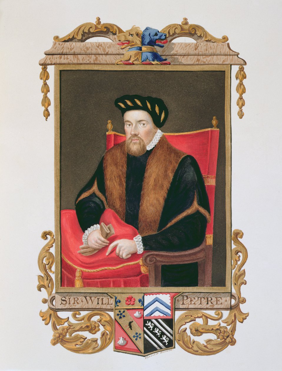 Portrét sira Williama Petrea (asi 1505-72) z 