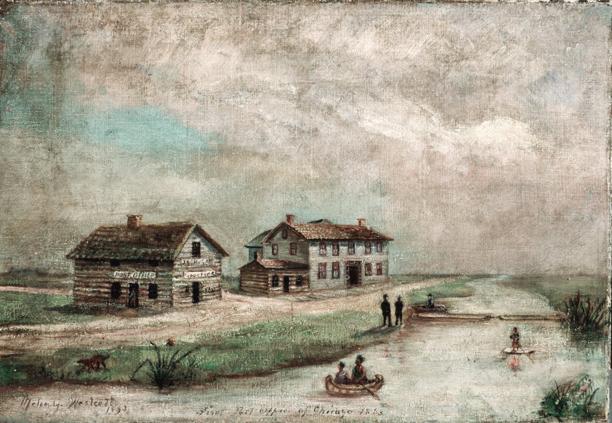 První americká pošta v Chicagu, 1893 od Sarah E. Melendy Westcott