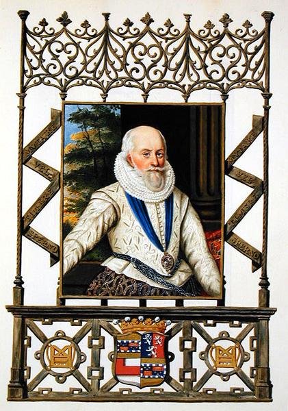 Portrét Edwarda Somerseta (1553-1628) 4. hraběte z Worcesteru z 