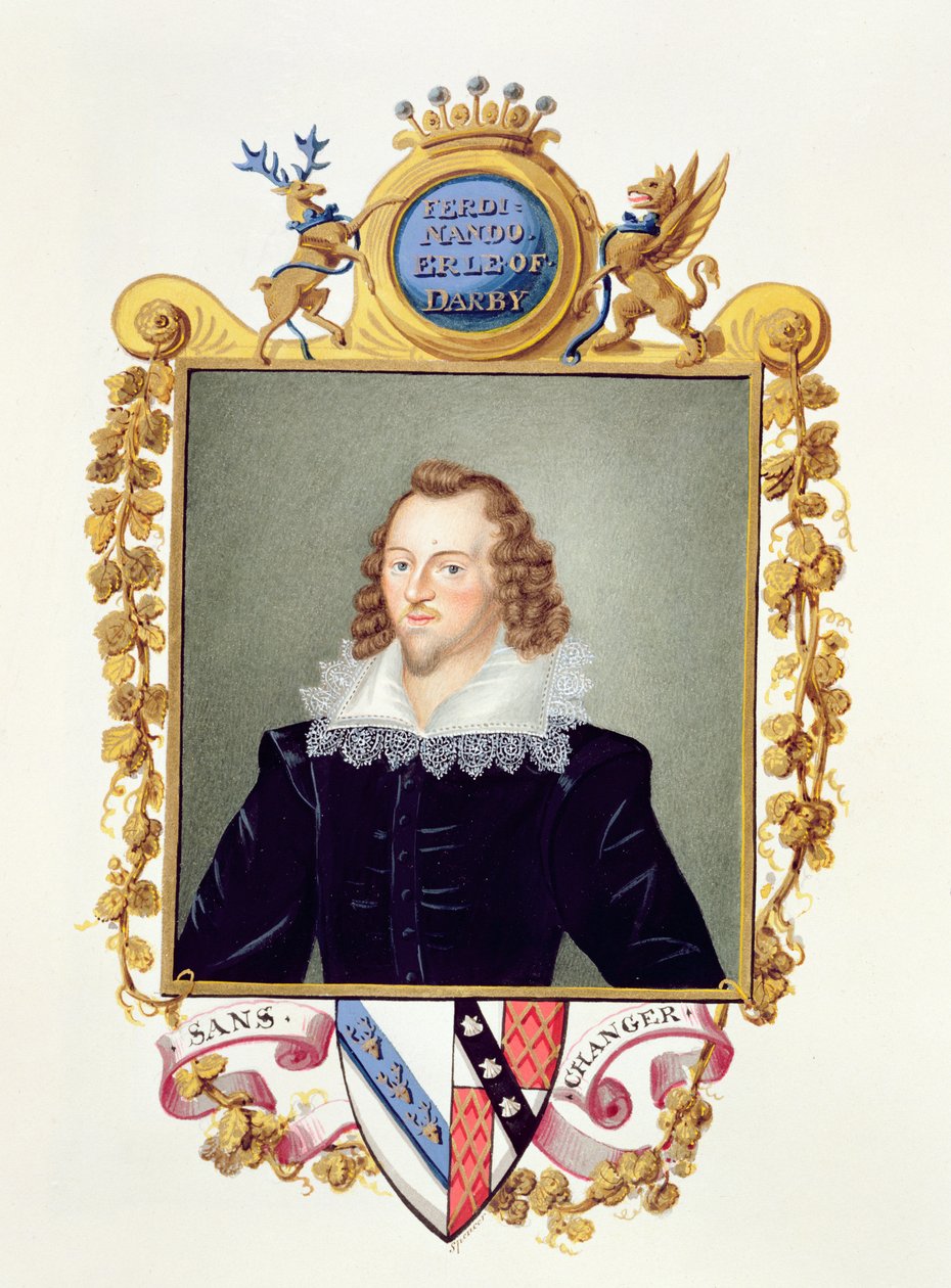 Portrét Ferdinanda Stanleyho (1559-94) 5. hraběte z Derby z 