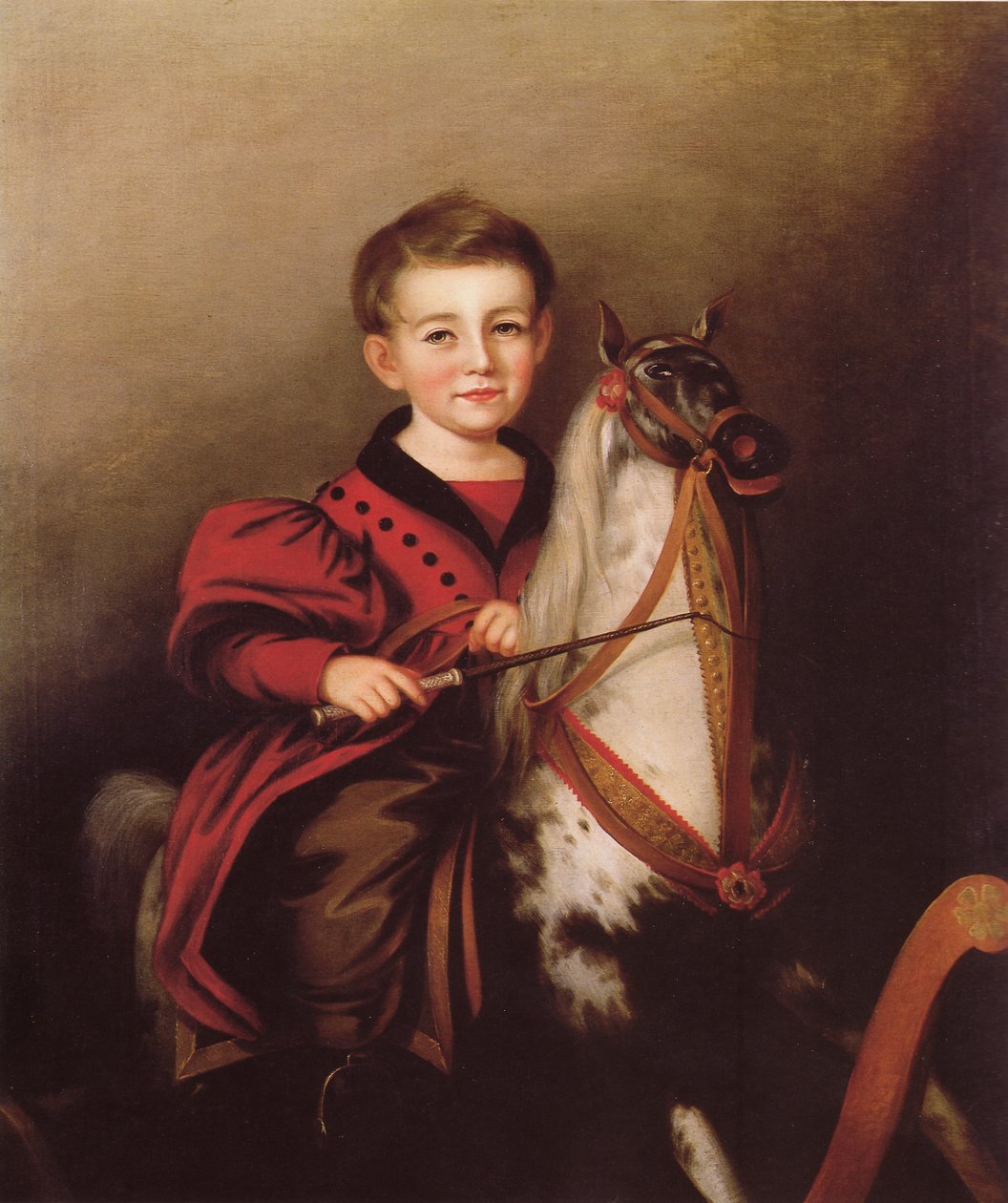 Charles Lavallen Jessop (Chlapec na houpacím koni) od Sarah Miriam Peale