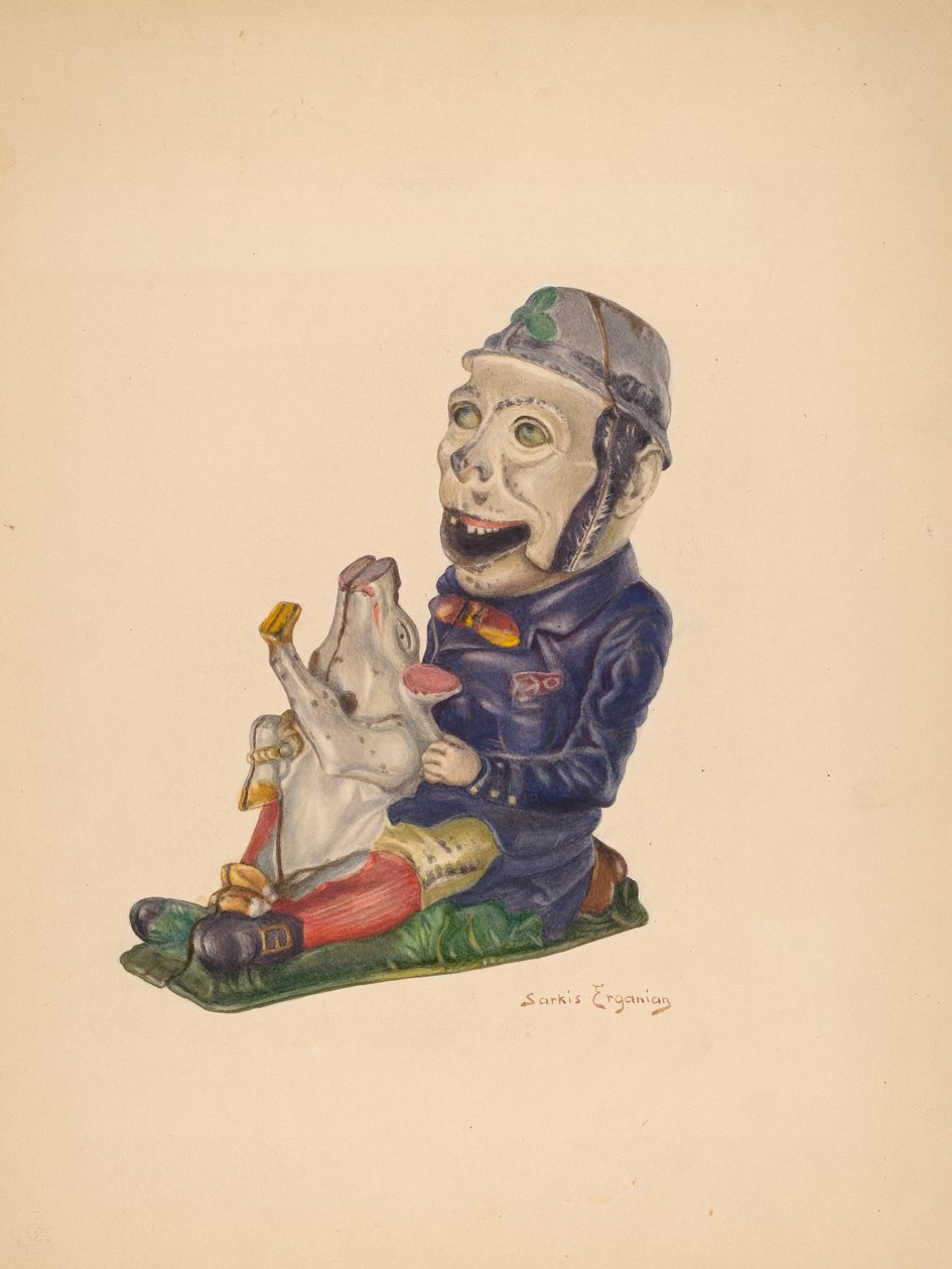 Toy Bank: Paddy and the Pig, c. 1938. od Sarkis Erganian