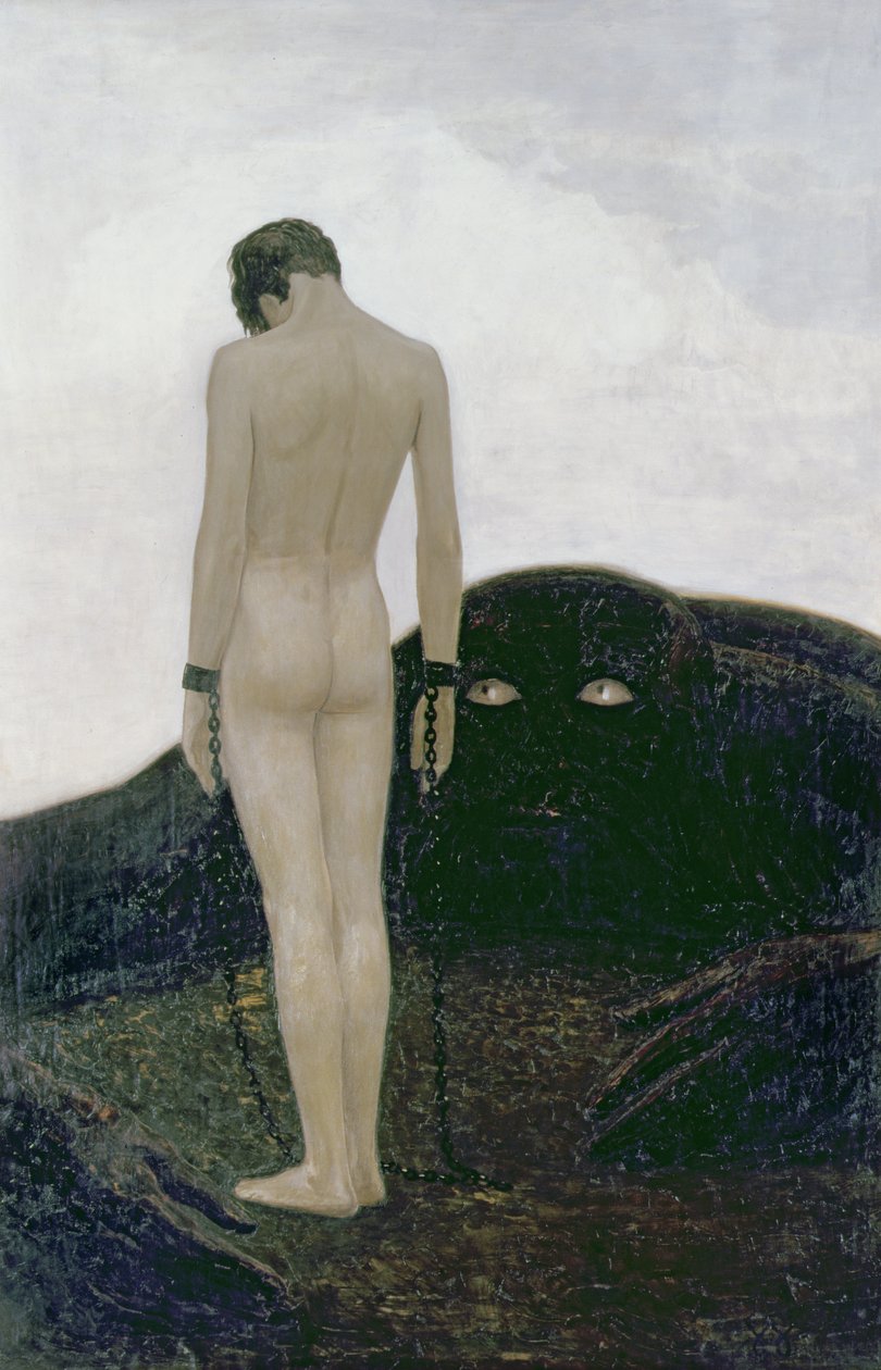 Emotion of Dependency, c.1893 od Sascha Schneider