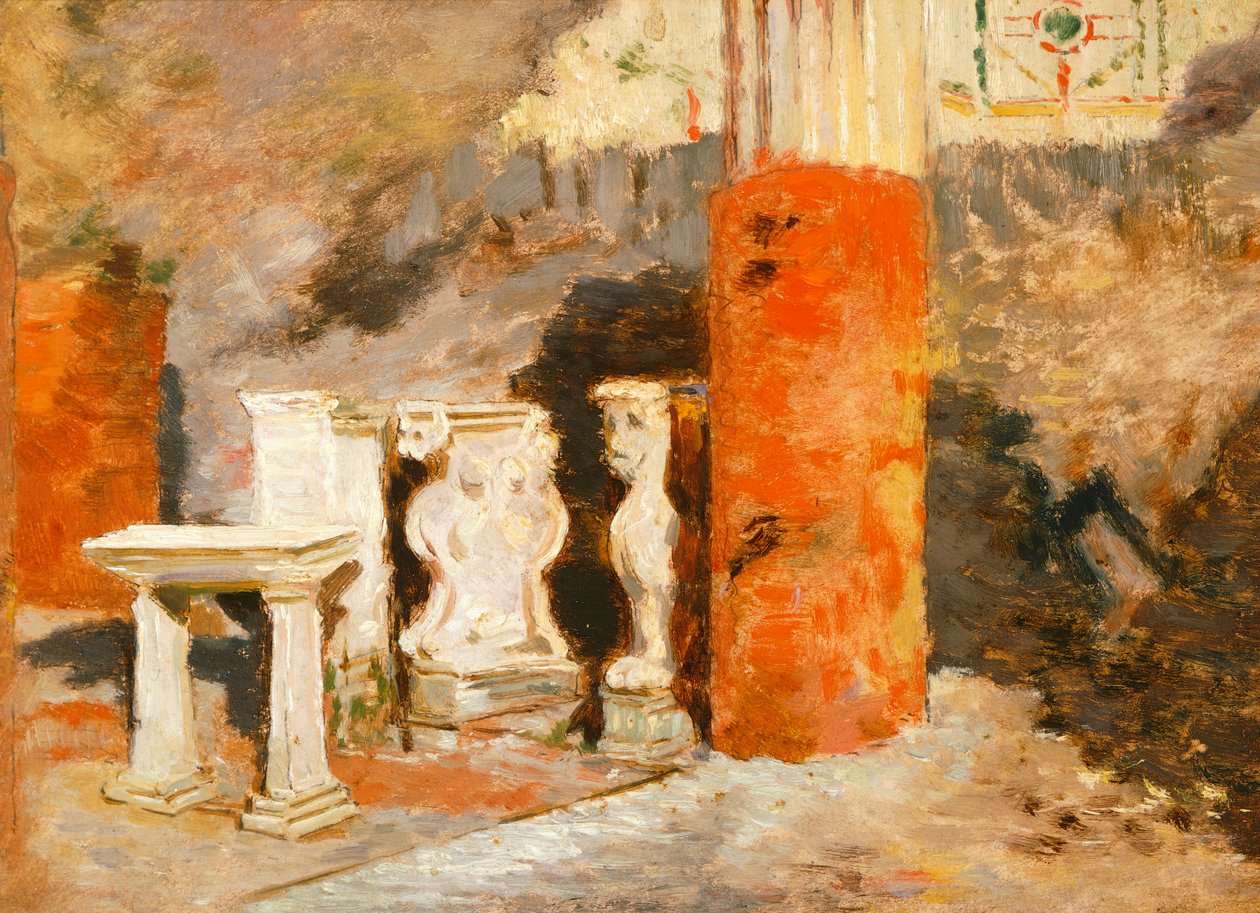Dům v Pompejích, Francesco Saverio Altamura (1826-1897) od Saverio Altamura