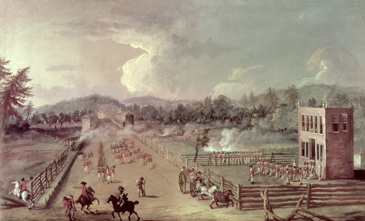 Bitva u Germantown, 4. října 1777 od Saviero Xavier della Gatta