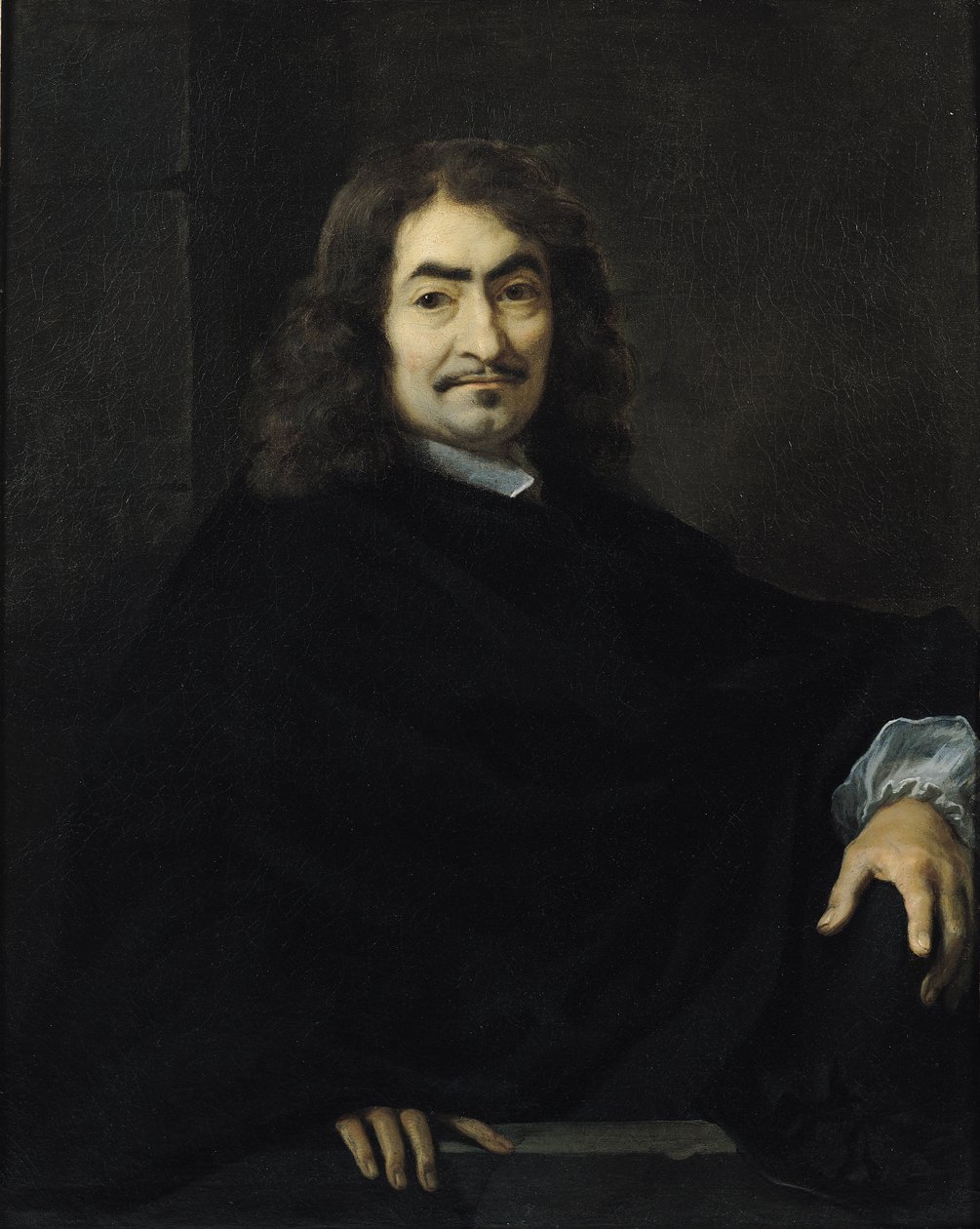 Portrét, pravděpodobně René Descartes (1596-1650) od Sébastien Bourdon