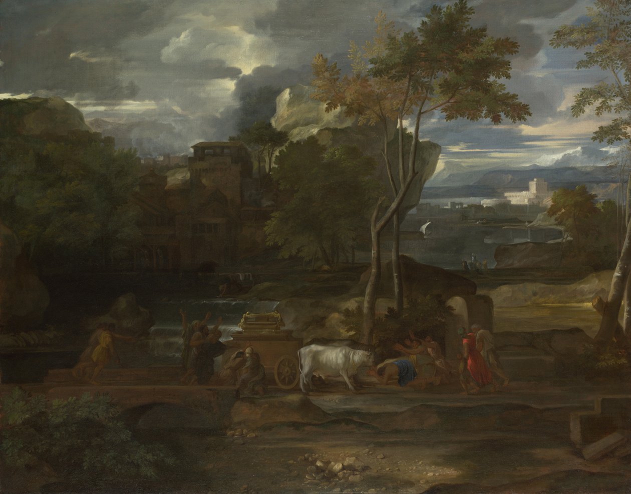 Návrat archy, 1659 od Sébastien Bourdon