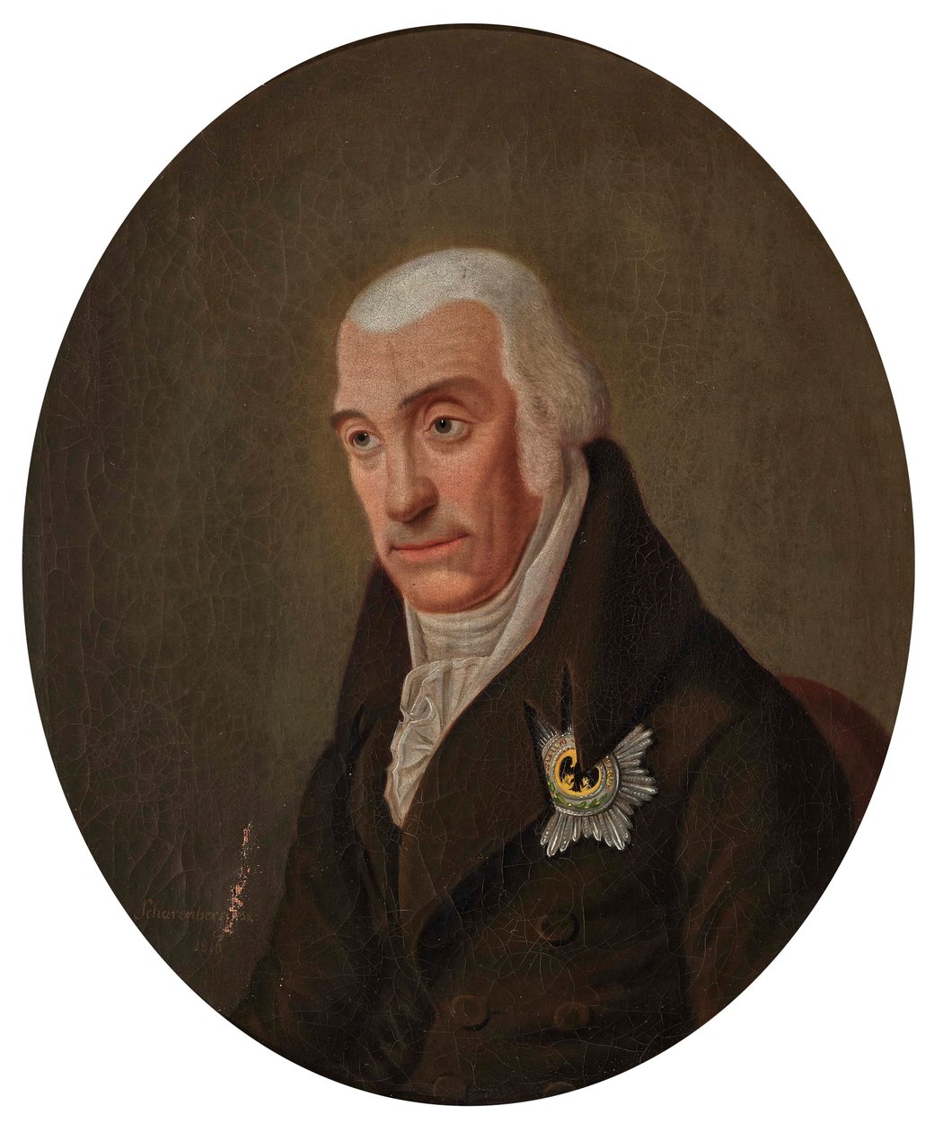 Portrét Karla II., velkovévody z Mecklenburg-Strelitz 1741-1816, 1816. od Scharenberg