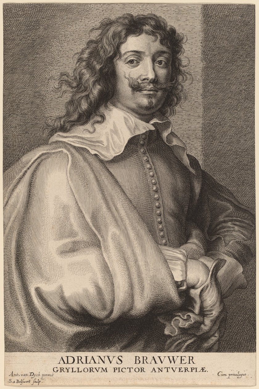 Adrian Brouwer od Schelte Adams Bolswert after Sir Anthony van Dyck
