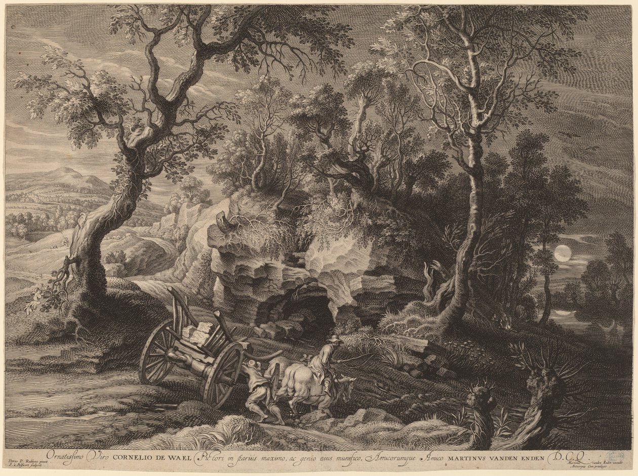 Skalnatá krajina od Schelte Adams Bolswert after Sir Peter Paul Rubens