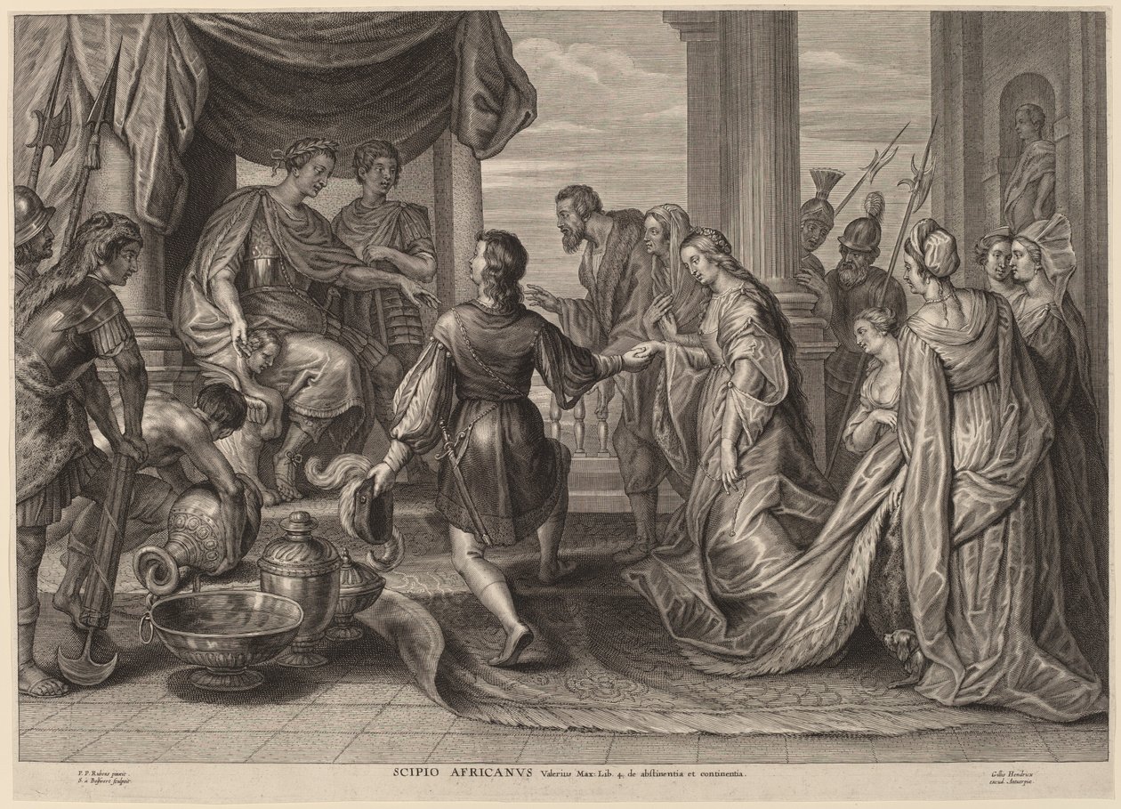 Scipio Africanus od Schelte Adams Bolswert after Sir Peter Paul Rubens