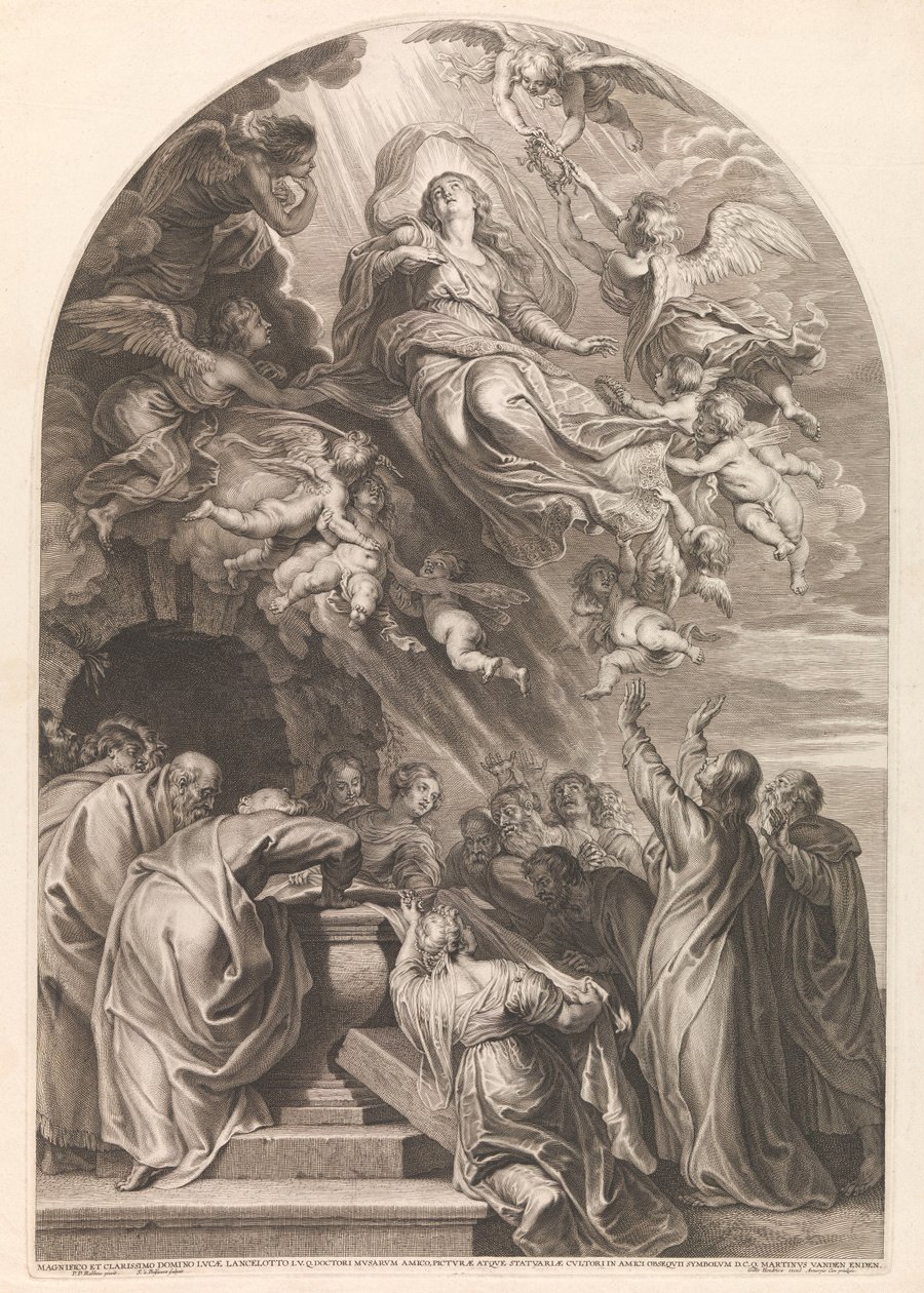 Nanebevzetí Marie od Schelte Adamsz. Bolswert