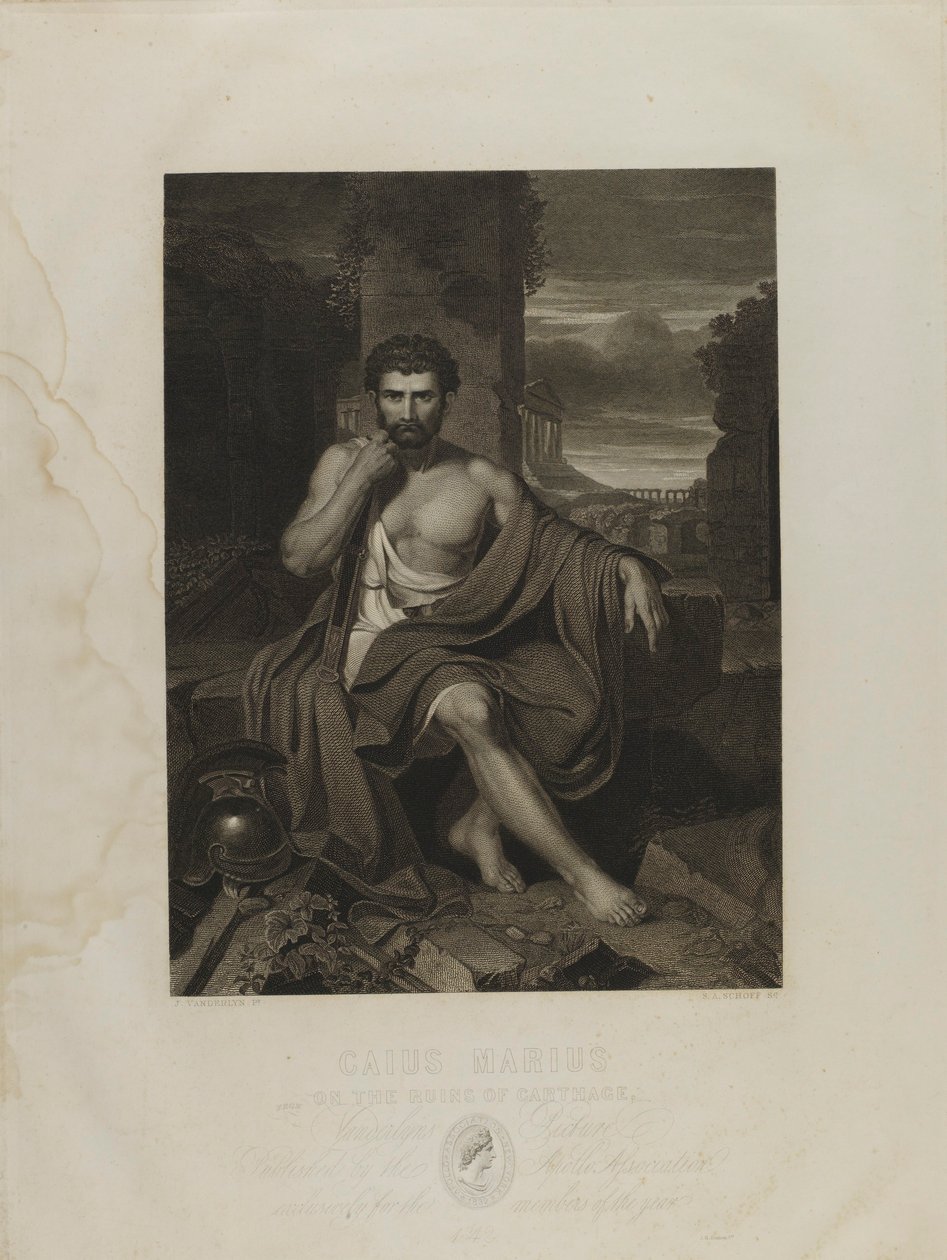 Caius Marius o ruinách Kartága od Schoff, Stephen Alonzo