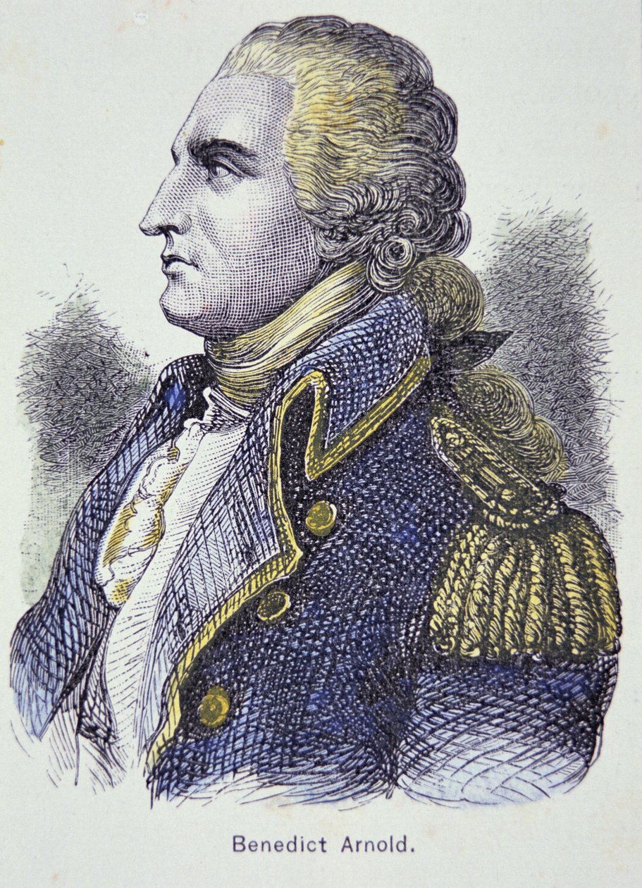Benedict Arnold (barevné lito) od School American