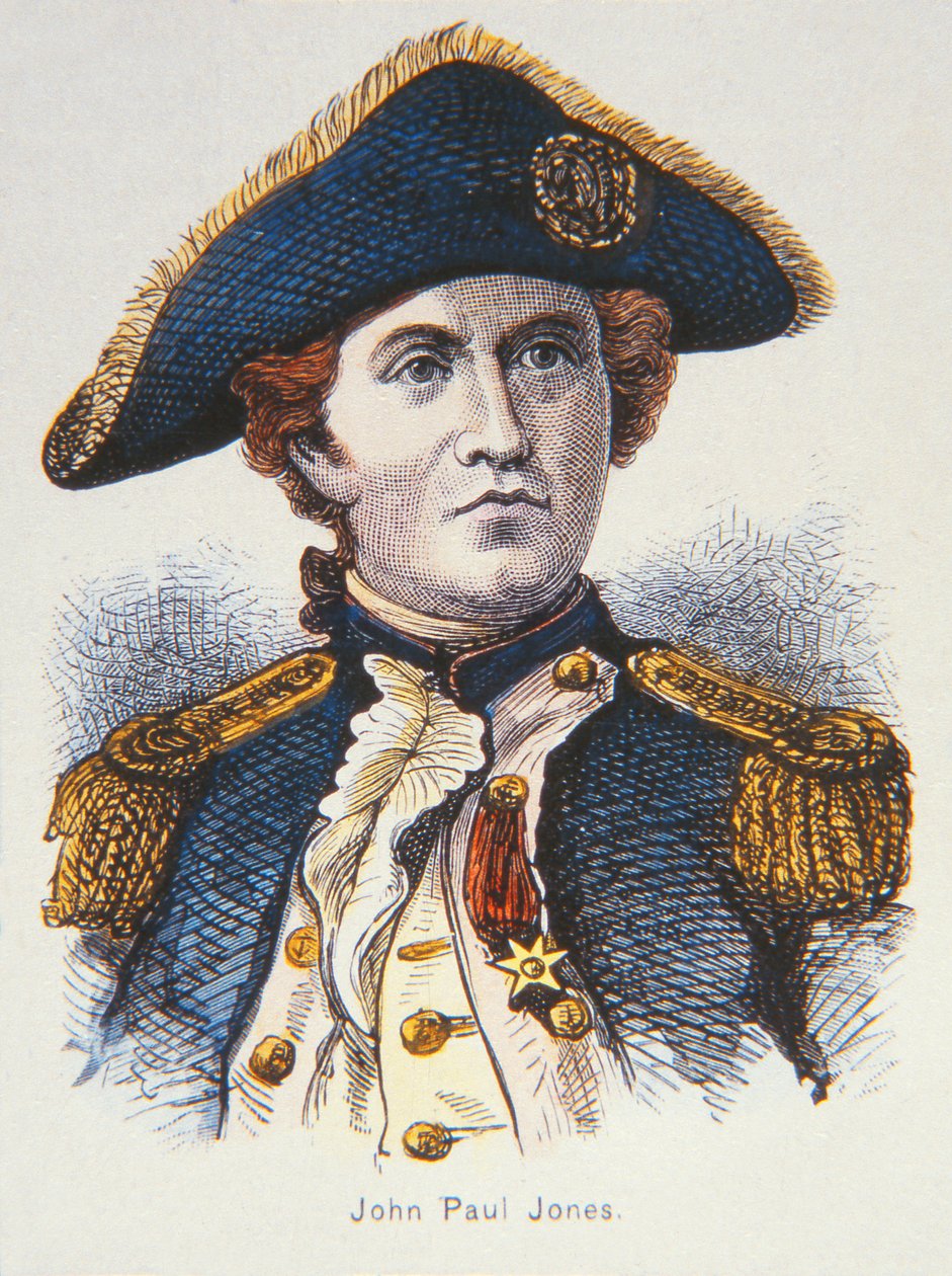 John Paul Jones (barevné lito) od School American